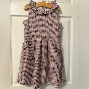 Janie and Jack Pink Textured Kids Dress